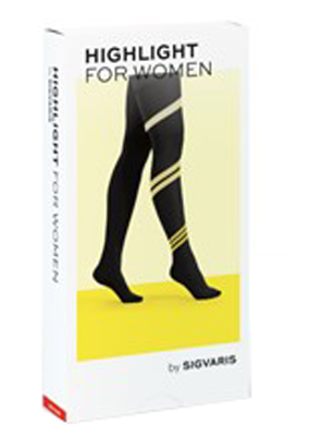 SIGVARIS HIGHLIGHT WOMEN COLLANT NORMALE PUNTA CHIUSA BLACK M - Farmaunclick.it