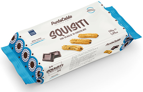 SQUISITI CON SCAGLIE DI CIOCCOLATO SENZA GLUTINE 220 G - Farmaunclick.it