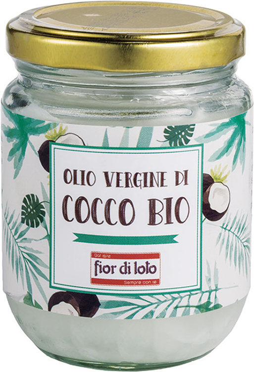 FIOR DI LOTO OLIO VERGINE DI COCCO BIO 180 G - Farmaunclick.it