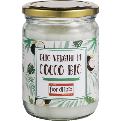 FIOR DI LOTO OLIO VERGINE DI COCCO BIO 450 ML - Farmaunclick.it