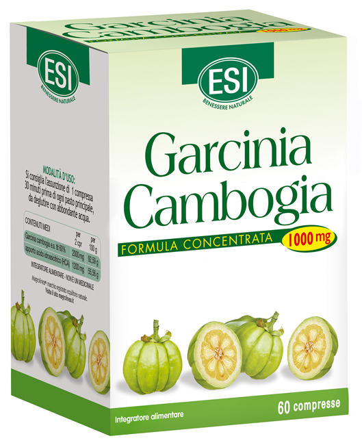ESI GARCINIA CAMBOGIA 1000 MG 60 COMPRESSE - Farmaunclick.it