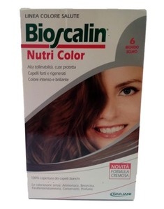 BIOSCALIN NUTRI COLOR 6 BIONDO SCURO SINCROB 124 ML - Farmaunclick.it