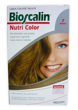 BIOSCALIN NUTRI COLOR 7 BIONDO SINCROB 124 ML - Farmaunclick.it
