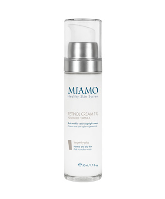 MIAMO LONGEVITY PLUS RETINOL CREAM 1% ADVANCED FORMULA 50 ML - Farmaunclick.it
