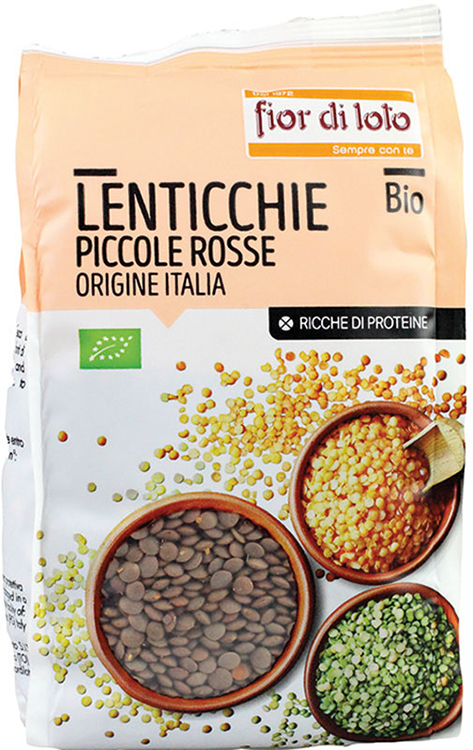 LENTICCHIE PICCOLE ROSSE ITALIA BIO 400 G - Farmaunclick.it