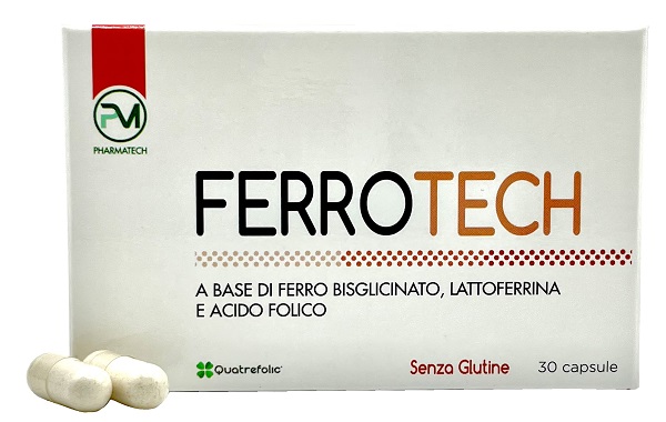 FERROTECH 30 CAPSULE DA 550MG - Farmaunclick.it