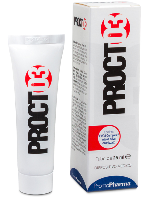 PROCTO3 CREMA PER TRATTAMENTO EMORROIDI 25 ML - Farmaunclick.it