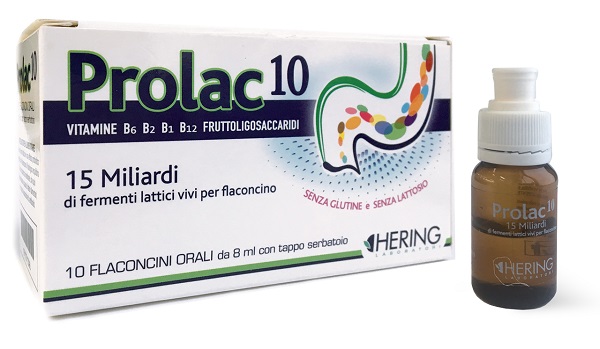 PROLAC10 FERMENTI LATTICI 15 MILIARDI 10 FLACONCINI 8 ML - Farmaunclick.it