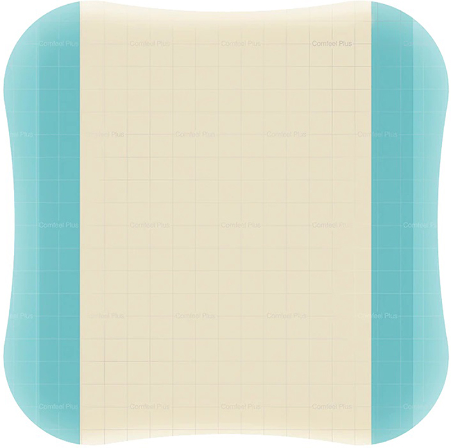 MEDICAZIONE SPECIALE ATTIVA CON IDROCOLLOIDE CON BORDI SMUSSATI COMFEEL PLUS 10X10 CM 10 PEZZI - Farmaunclick.it