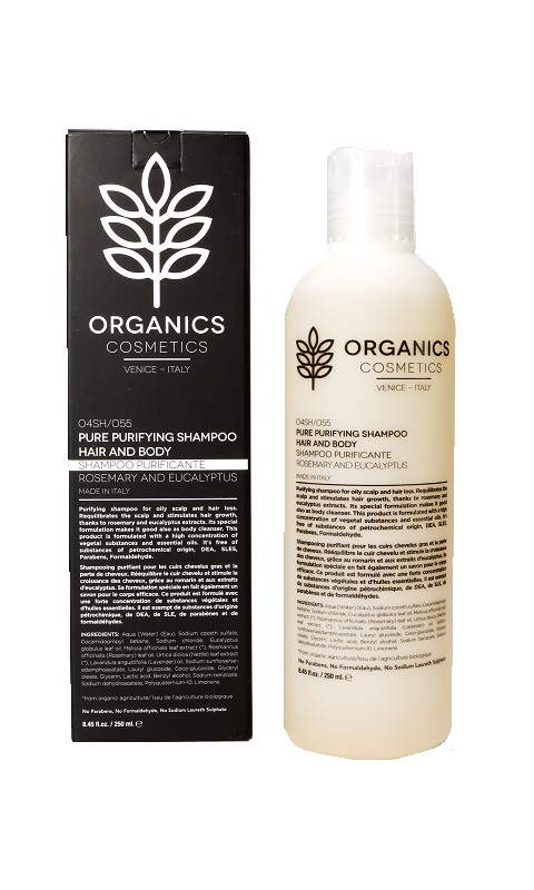 ORGANICS PHARM PURE PURIFYING SHAMPOO HAIR AND BODY 250 ML - Farmaunclick.it