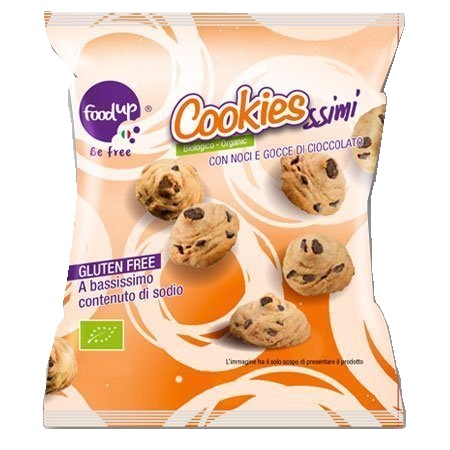 COOKIESSIMI BISCOTTI CON NOCI E GOCCE DI CIOCCOLATO 50 G - Farmaunclick.it