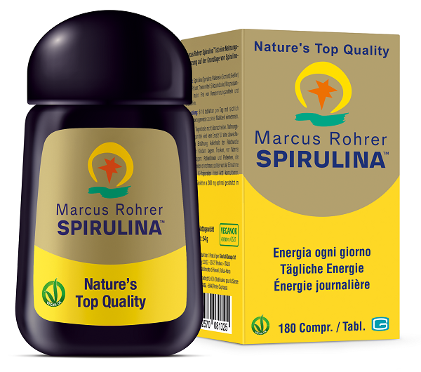 SPIRULINA MARCUS ROHRER 180 COMPRESSE - Farmaunclick.it
