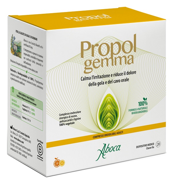 PROPOLGEMMA 20 COMPRESSE OROSOLUBILI ADULTI 1,50 G - Farmaunclick.it