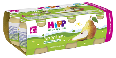 HIPP BIO OMOGENEIZZATO PERA WILLIAMS 6X80 G - Farmaunclick.it