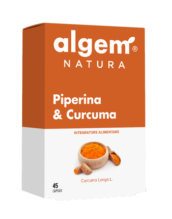PIPERINA & CURCUMA 45 CAPSULE - Farmaunclick.it