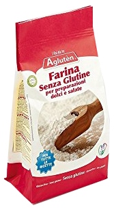 AGLUTEN FARINA SENZA GLUTINE PREPARAZIONE DOLCI E SALATO 1 KG - Farmaunclick.it