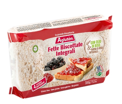AGLUTEN FETTE BISCOTTATE INTEGRALI SENZA GLUTINE 200 G - Farmaunclick.it