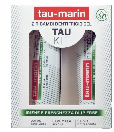 TAU MARIN DENTIFRICIO RINFRESCANTE RICARICA TAU KIT 2X20ML - Farmaunclick.it