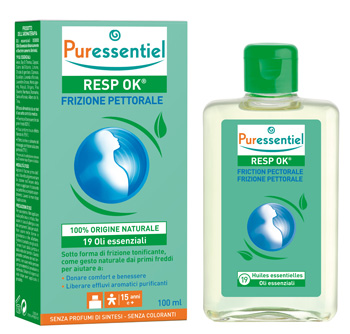 PURESSENTIEL RESP OK FRIZIONE PETTORALE 100 ML - Farmaunclick.it