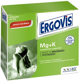ERGOVIS MG+K SENZA ZUCCHERO 20 BUSTINE 5 G - Farmaunclick.it