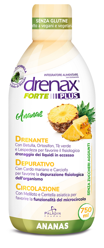 DRENAX FORTE PLUS ESOTICO CON ESTRATTO D'ANANAS 750 ML - Farmaunclick.it