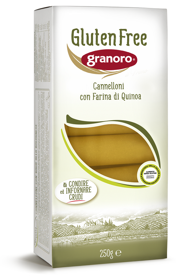 GLUTEN FREE GRANORO CANNELLONI CON QUINOA 250 G - Farmaunclick.it