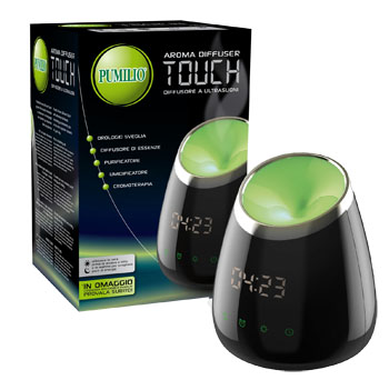 PUMILIO AROMA DIFFUSER TOUCH A ULTRASUONI - Farmaunclick.it
