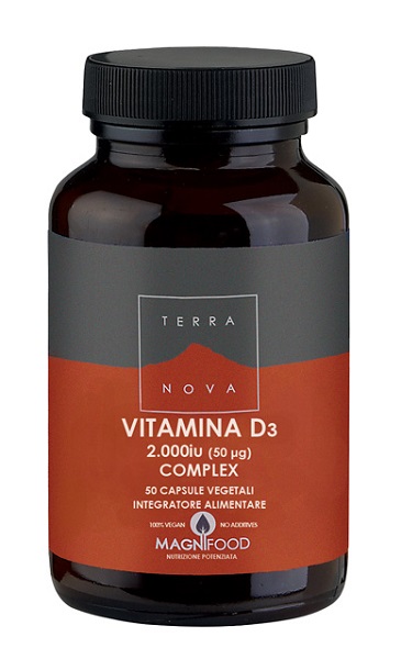 TERRANOVA COMPLESSO DI VITAMINA D3 2000 IU (50UG) 50 CAPSULE - Farmaunclick.it