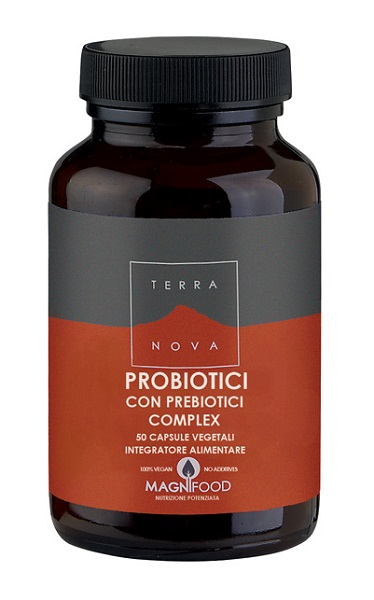 TERRANOVA PROBIOTICI CON PREBIOTICI COMPLEX 50 CAPSULE VEGETALI - Farmaunclick.it