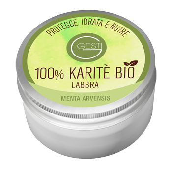 GESTI 100% KARITE' BIO 10 ML MENTA ARVENSIS LABBRA - Farmaunclick.it