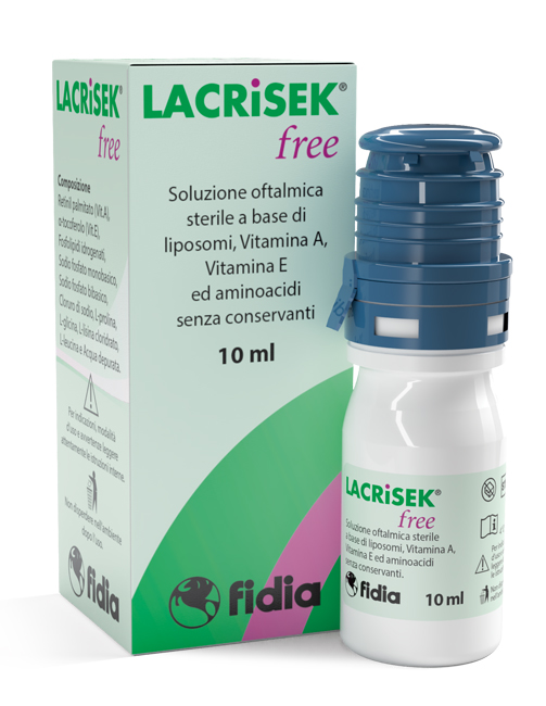 LACRISEK FREE SOLUZIONE OFTALMICA SENZA CONSERVANTI 10 ML - Farmaunclick.it