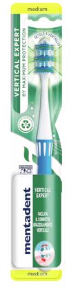 MENTADENT SPAZZOLINO VERTICAL EXPERT DENTI GUANCE - Farmaunclick.it