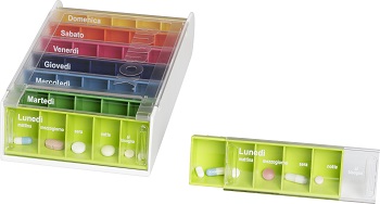 SUPAIRBOX PORTAPILLOLE PER SETTEGIORNI ARCOBALENO - Farmaunclick.it