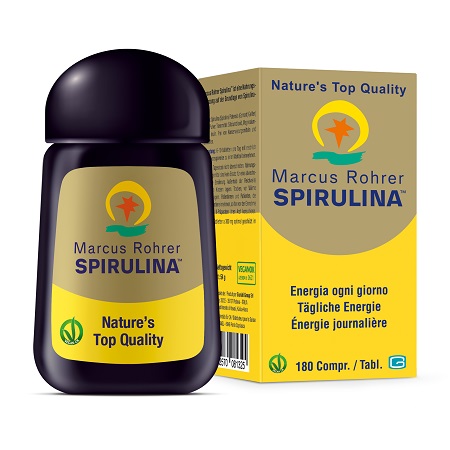 SPIRULINA MARCUS ROHRER RICARICA 180 COMPRESSE - Farmaunclick.it