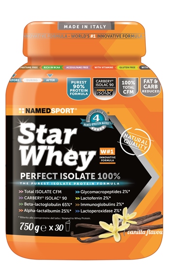 STAR WHEY ISOLATE VANILLA 750 G - Farmaunclick.it