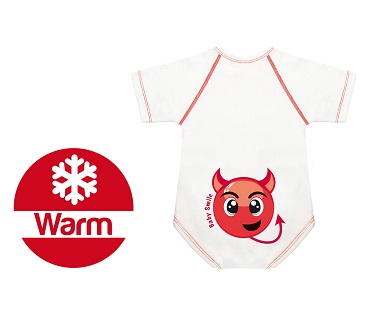 BODY 0 36 M CALDO COTONE WARM BABY SMILE DIAVOLETTO - Farmaunclick.it