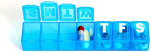 PORTAPILLORE SET MEDSTIMANALE MEDS - Farmaunclick.it