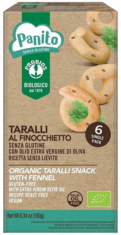 PANITO TARALLI AL FINOCCHIETTO 180 G - Farmaunclick.it