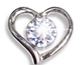 ORECCHINI STERILI BJT940 HEART W/CRYSTAL - Farmaunclick.it
