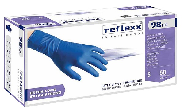 GUANTI LATTICE SENZA POLVERE LARGE 100 PEZZI GAMMADIS - Farmaunclick.it