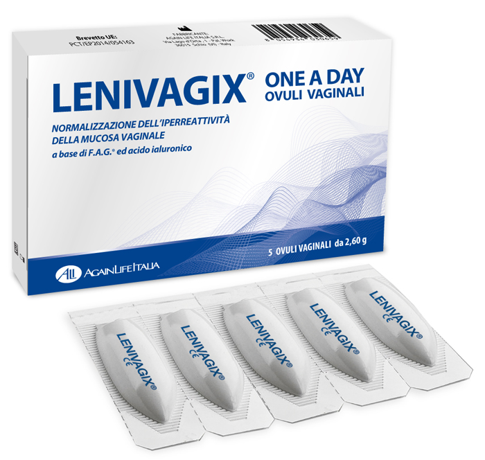 LENIVAGIX ONE A DAY 5 OVULI VAGINALI - Farmaunclick.it
