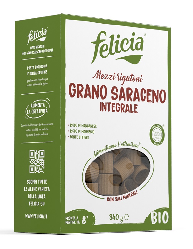 FELICIA BIO SARACENO MEZZI RIGATONI 340 G - Farmaunclick.it