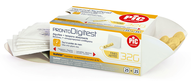 LANCETTE PUNGIDITO PIC DIGITEST GAUGE 32 25 PEZZI - Farmaunclick.it