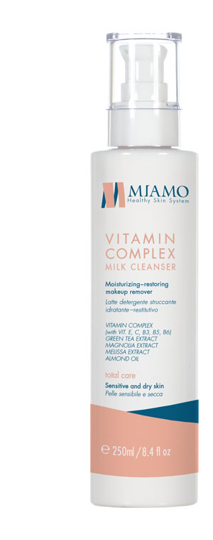 MIAMO TOTAL CARE VITAMIN COMPLEX MILK CLEANSER 250 ML - Farmaunclick.it