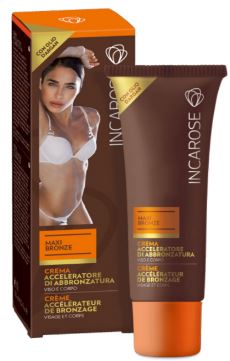 INCAROSE MAXI BRONZE CREMA ACCELERATORE DI ABBRONZATURA 125 ML - Farmaunclick.it