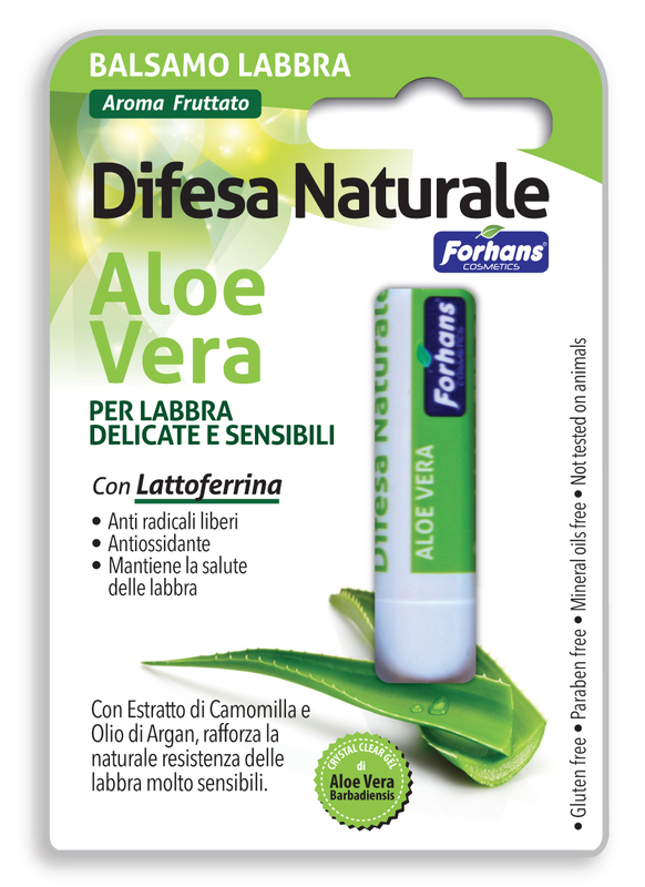 FORHANS BALSAMO LABBRA DIFESA NATURALE ALOE VERA - Farmaunclick.it