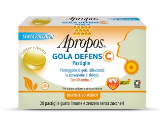APROPOS GOLA DEFENS C LIMONE/ZENZERO 20 PASTIGLIE - Farmaunclick.it