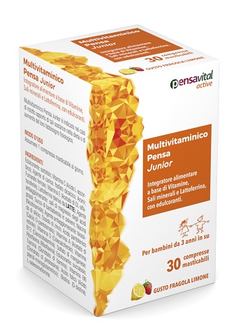 MULTIVITAMINICO PENSA JUNIOR 30 COMPRESSE MASTICABILI - Farmaunclick.it