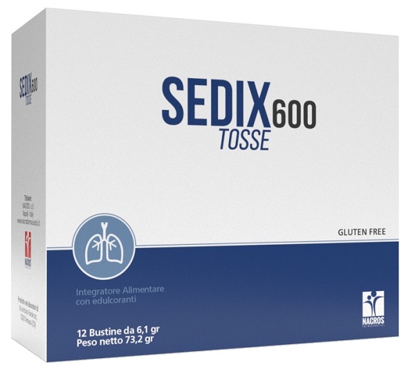 SEDIX 600 TOSSE 12 BUSTINE DA 6,1 G - Farmaunclick.it