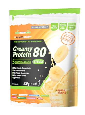 CREAMY PROTEIN 80 BANANA 500 G - Farmaunclick.it